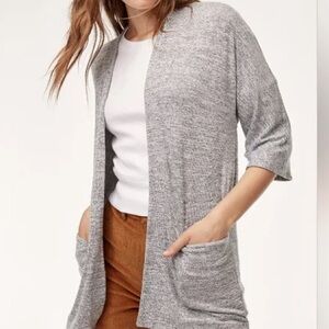 Aritzia Wilfred Free Zlata Open Cardigan Sweater